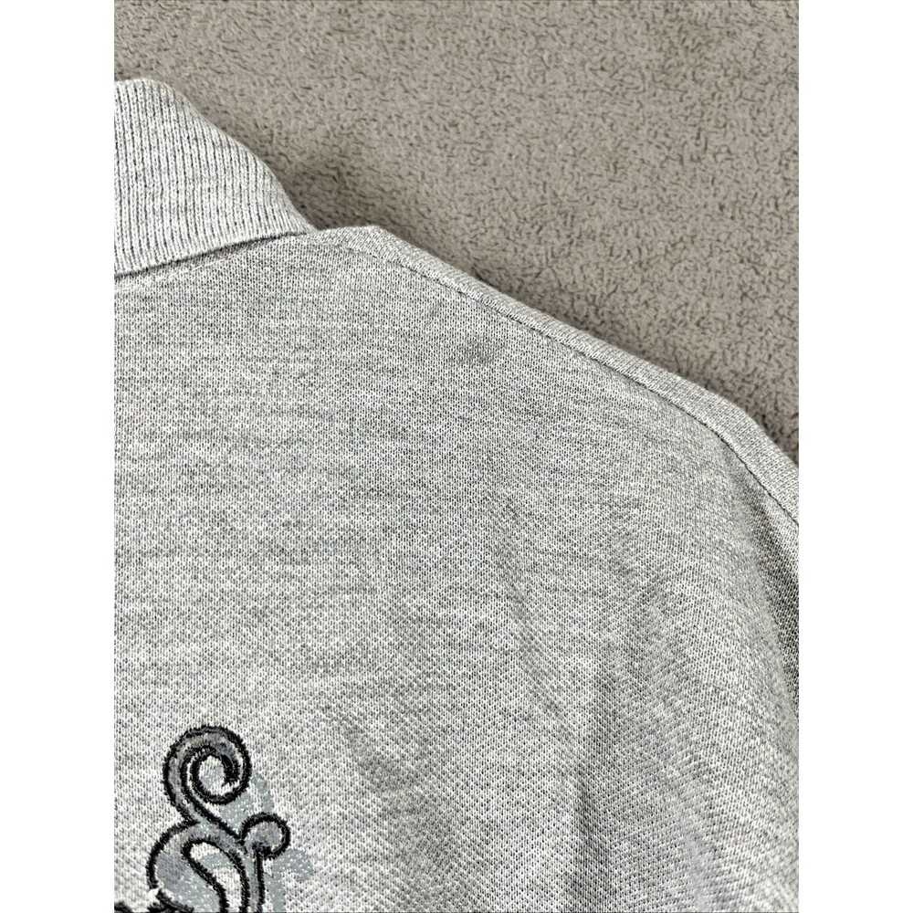 Y2K Ed Hardy by Christian Audigier Embroidered 3X Shirt Golf Grim Reaper Grey - Picture 8 of 12